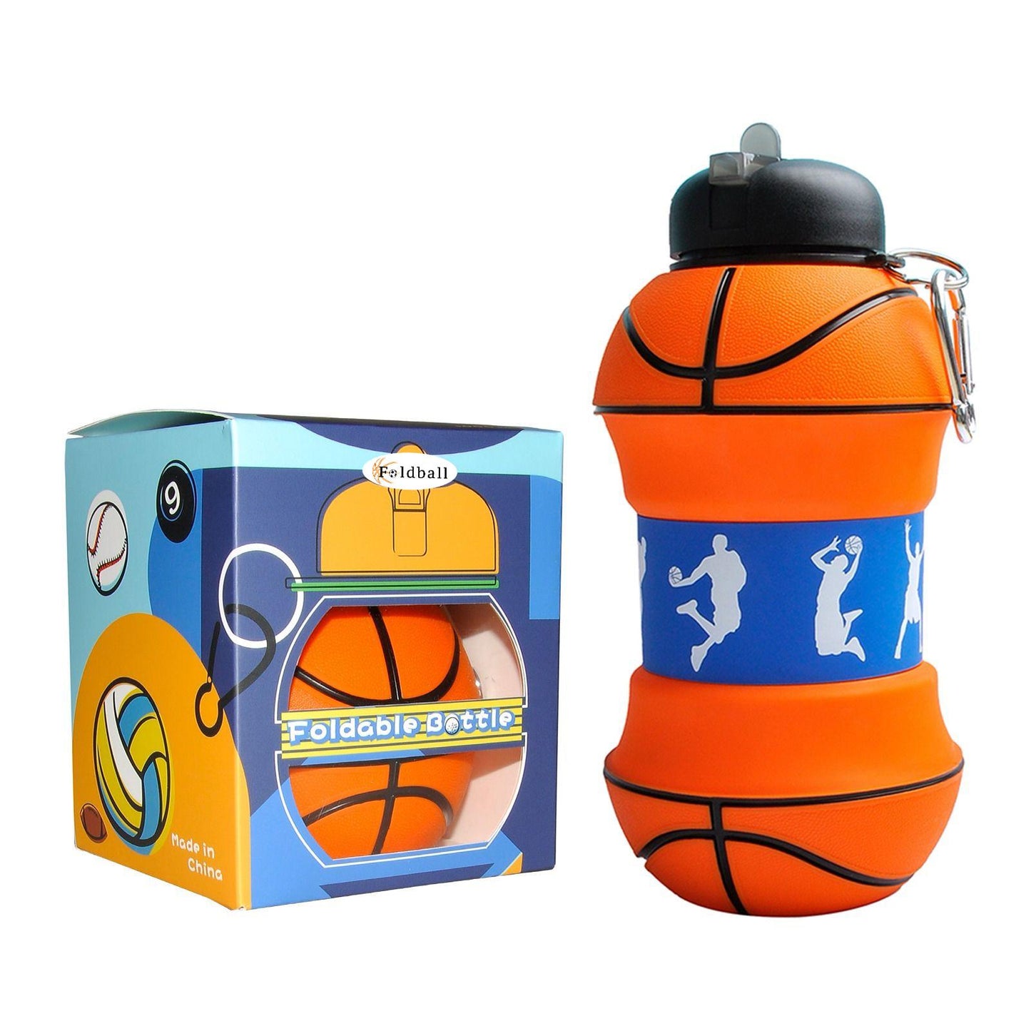Basketbal Drinkfles Oranje (1000ML)